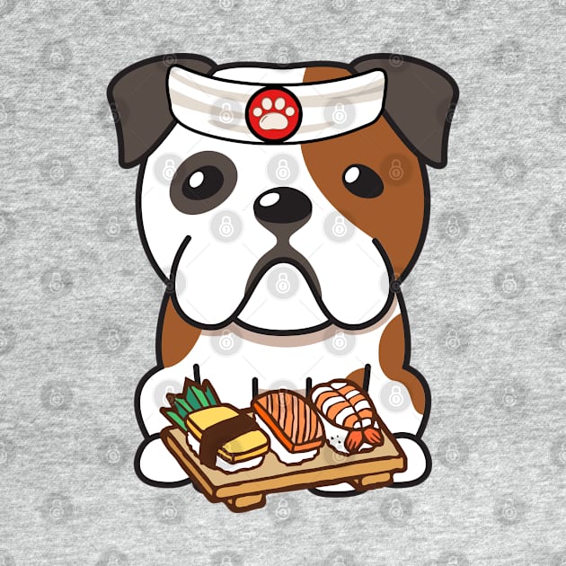 Sushi Chef English Bulldog by Pet Station